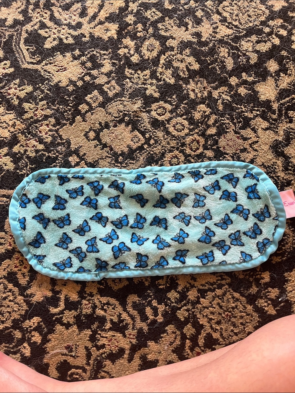 MakeUp Eraser Light Blue  Butterfly make up remover cloth with Blue Butterflies